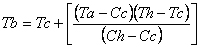 calibration equation